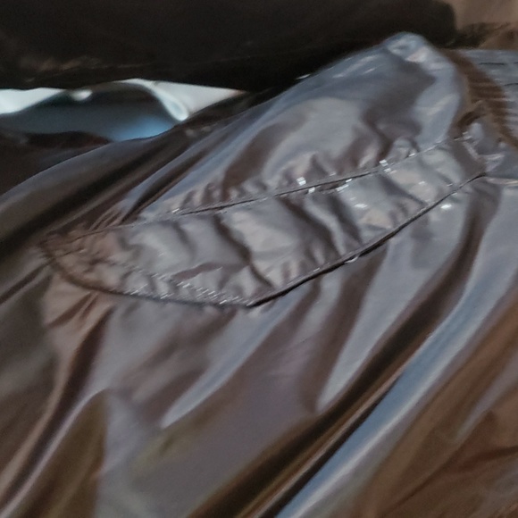 Gorg Northface zip up jacket windbreaker black with pink lining - Picture 6 of 12